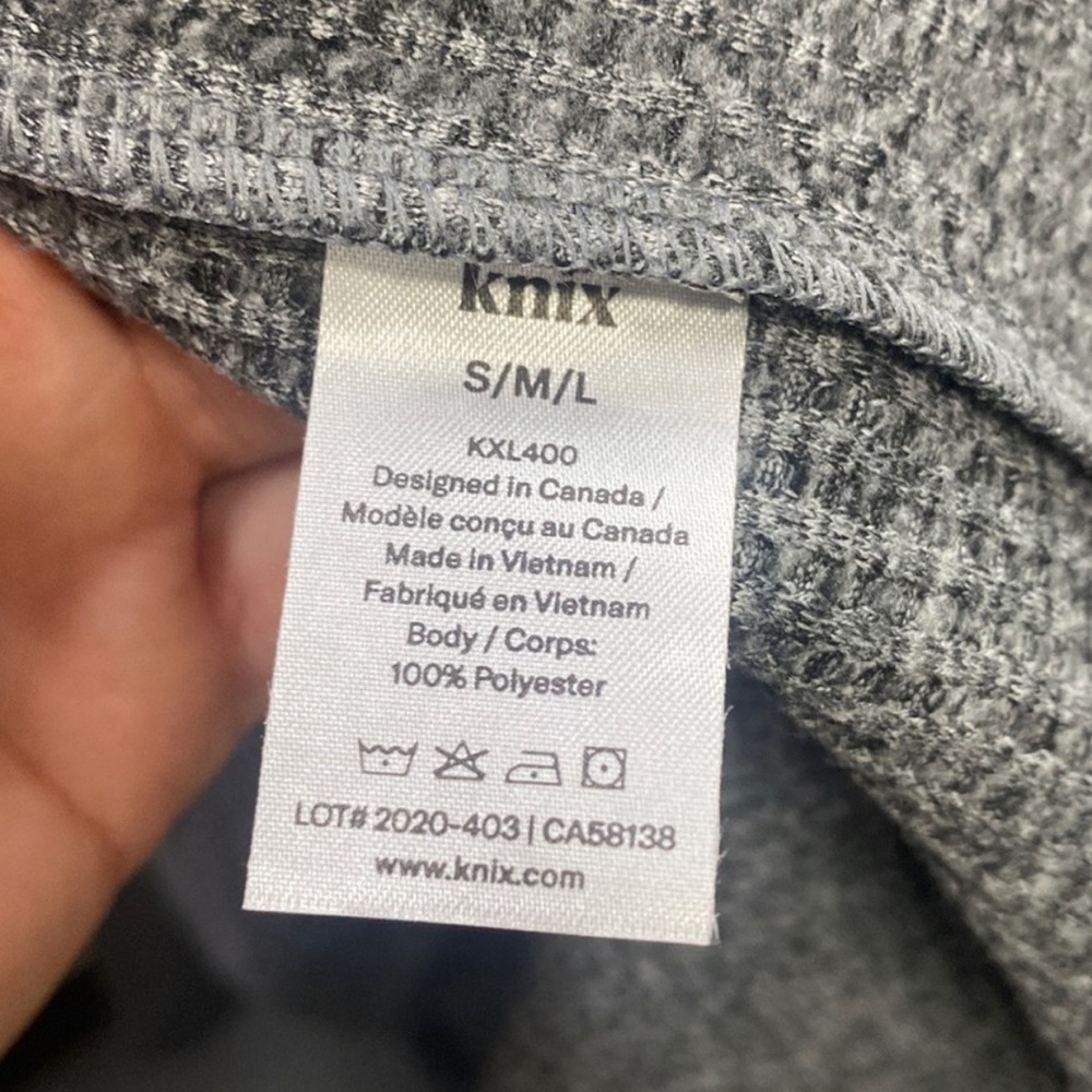 Knix Waffle Gray Robe - image 4